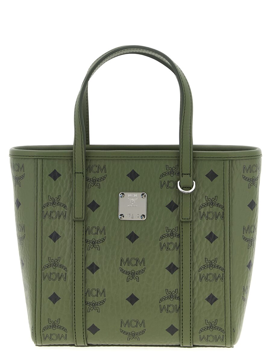 MCM Bicolor Polyethylene Tote Bag
