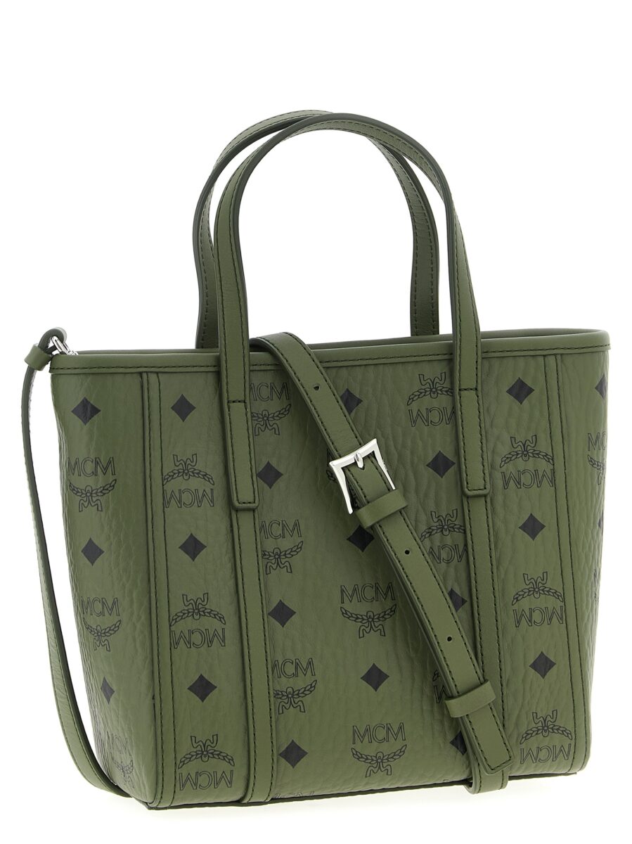 MCM Bicolor Polyethylene Tote Bag - Image 2