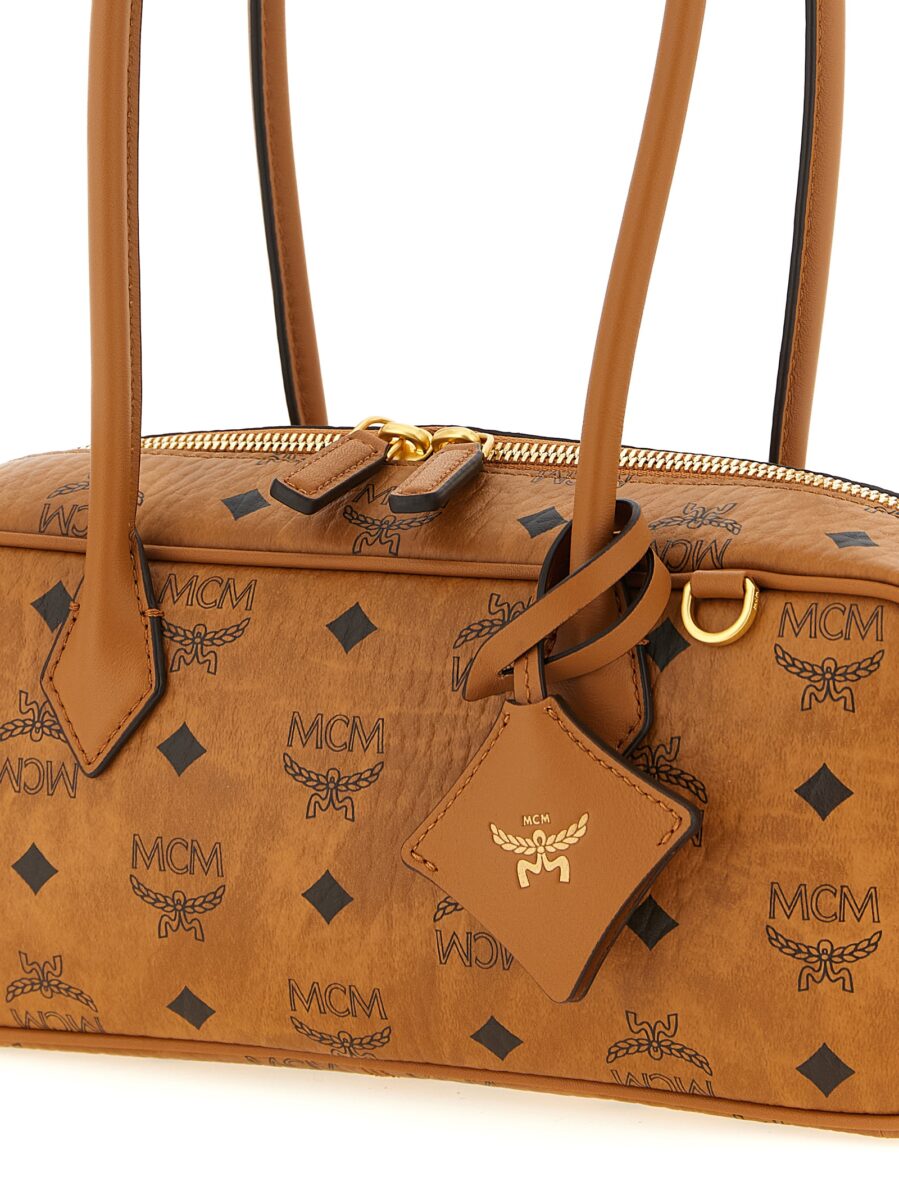 MCM Brown Polyethylene Shoulder Bag - Image 3