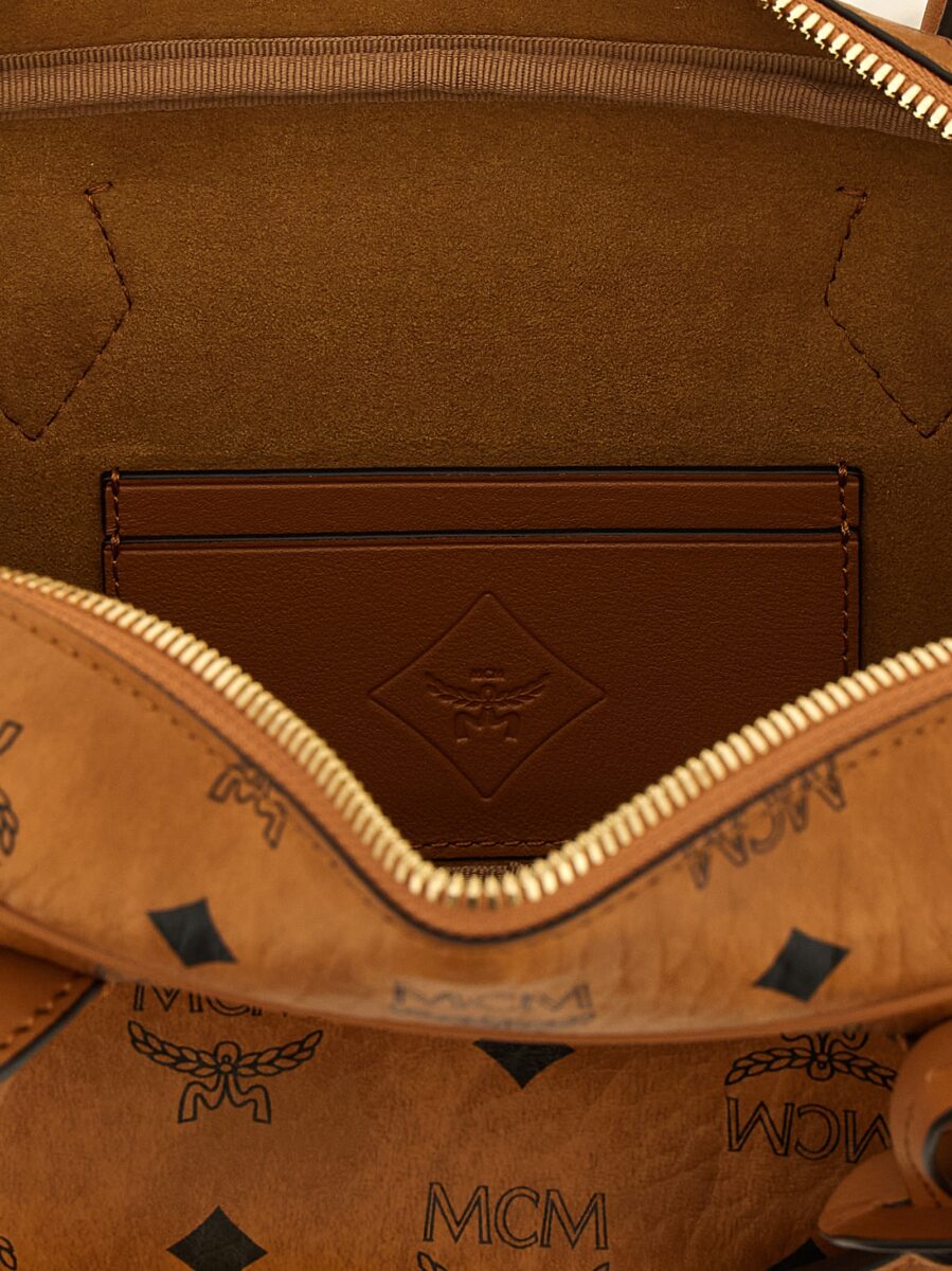 MCM Brown Polyethylene Shoulder Bag - Image 4