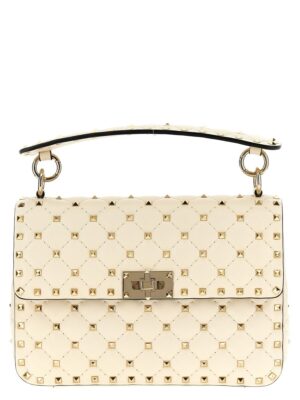 Valentino Garavani White Lamb Leather Shoulder Bag