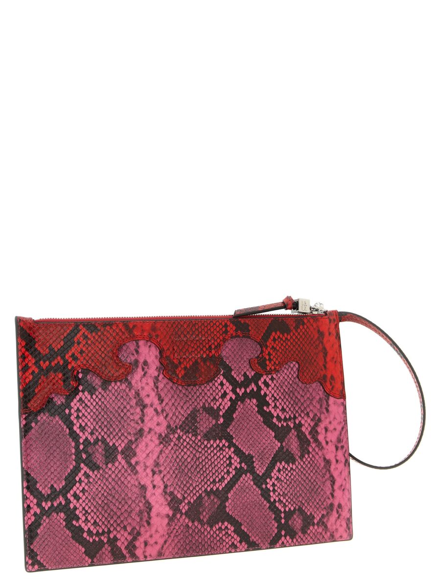 Ganni Fuchsia Polyester Clutch Bag - Image 2
