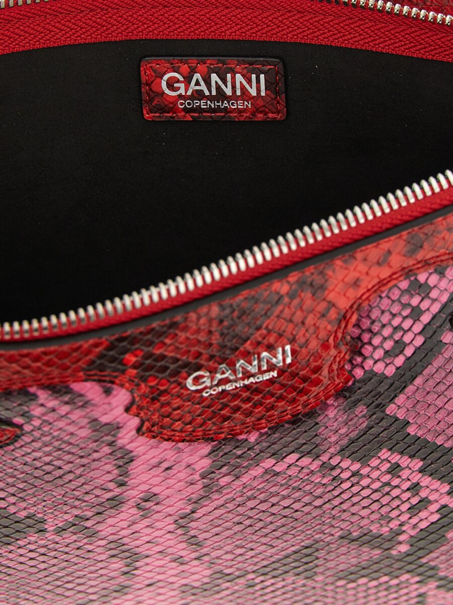 Ganni Fuchsia Polyester Clutch Bag - Image 4