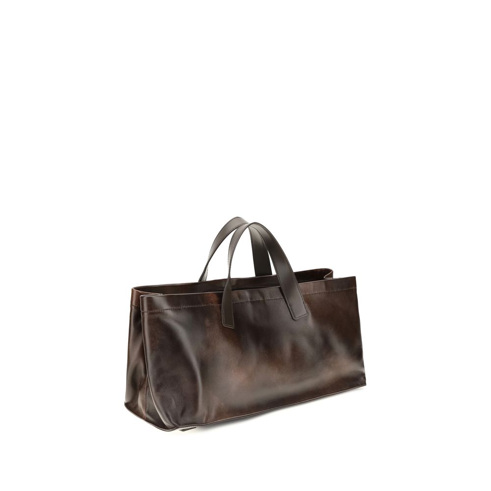 Staud Brown Lamb Ovis Aries Handbag - Image 2