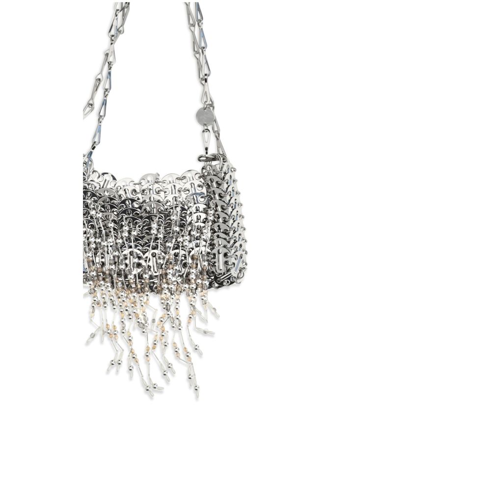 Rabanne Silver Stainless Steel Shoulder Bag - Image 3