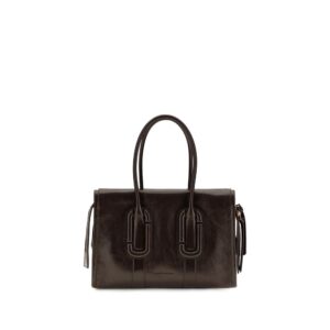 Marc Jacobs Brown Calf Leather Bos Taurus Handbag