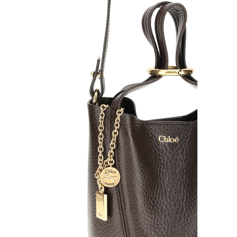 Chloé Brown Calf Leather Bos Taurus Shoulder Bag - Image 4