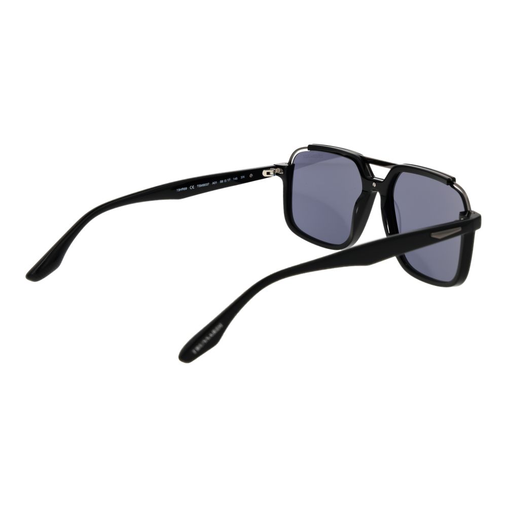Trussardi Black Acetate & Stainless Steel Sunglasses - Image 3