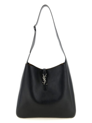 Saint Laurent Black Calfskin Shoulder Bag