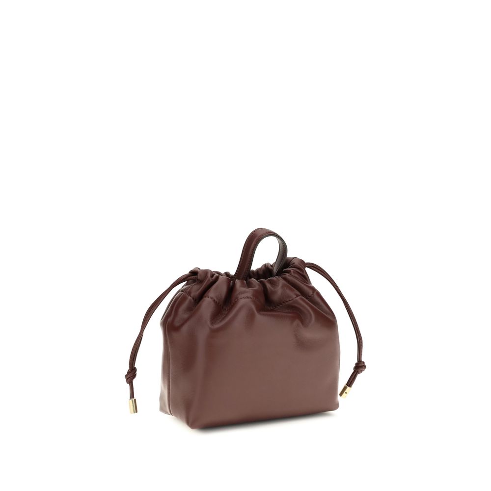 Chloé Bordeaux Calf Leather Bos Taurus Shoulder Bag - Image 3