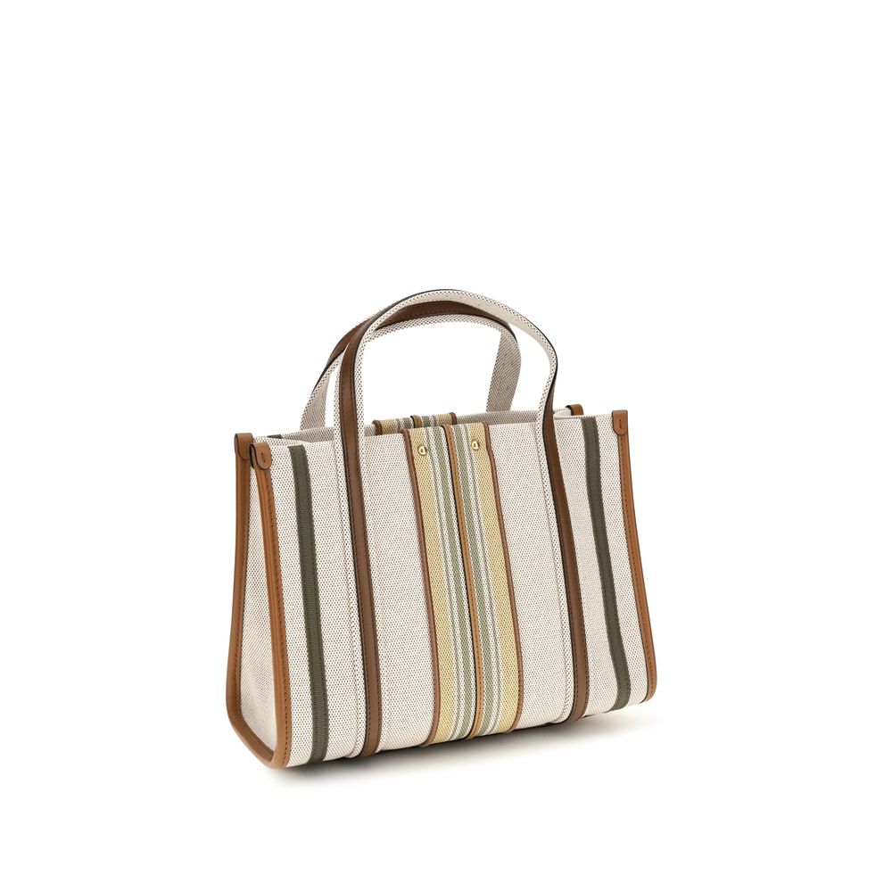 Chloé Beige Cotton Shoulder Bag - Image 3