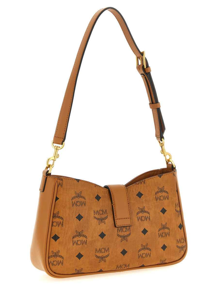 MCM Brown Polyethylene Shoulder Bag - Image 2