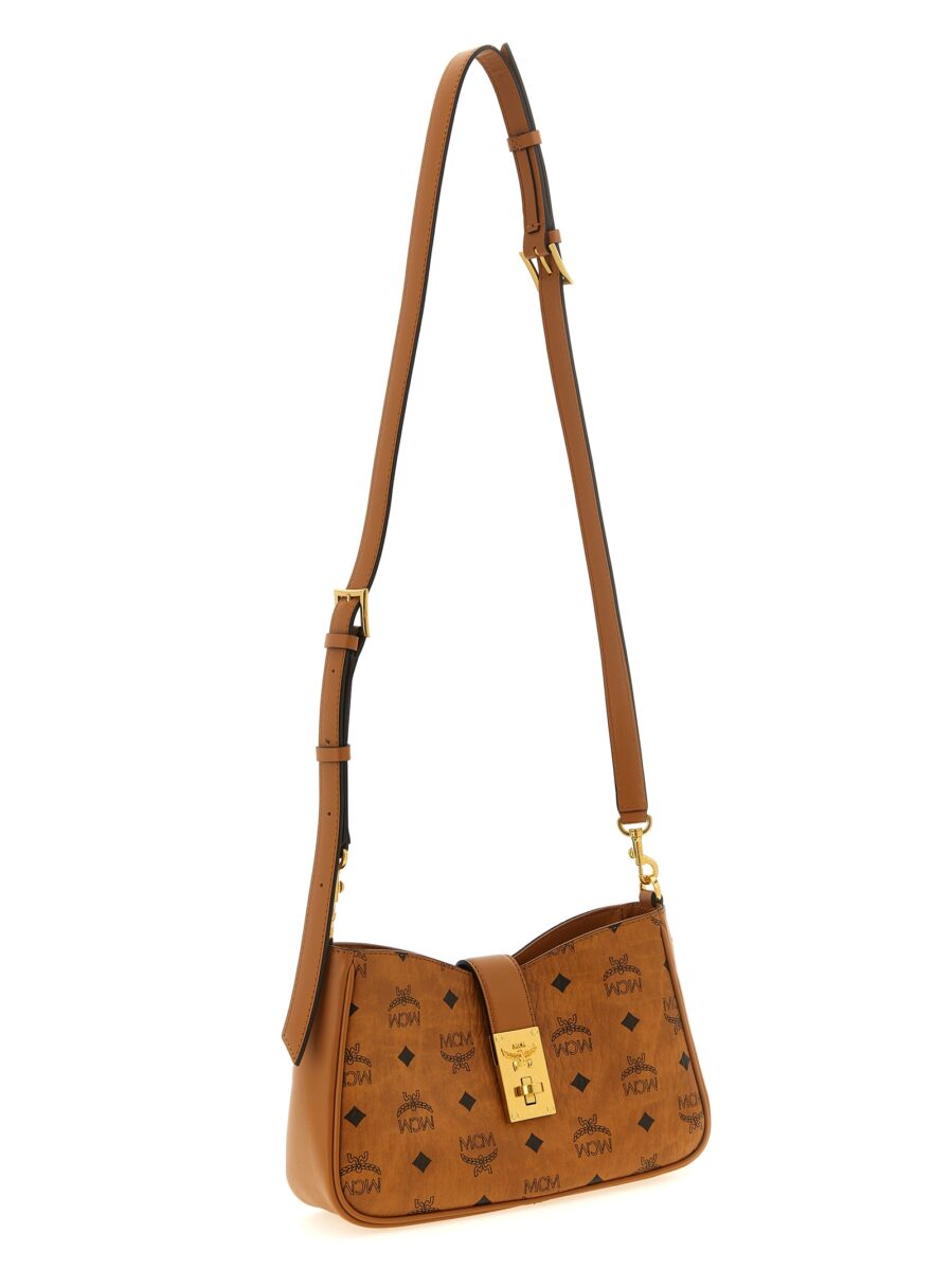 MCM Brown Polyethylene Shoulder Bag - Image 3