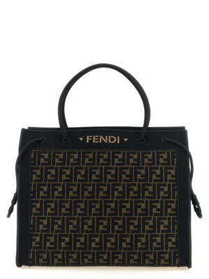 Fendi Brown Cotton Tote Bag