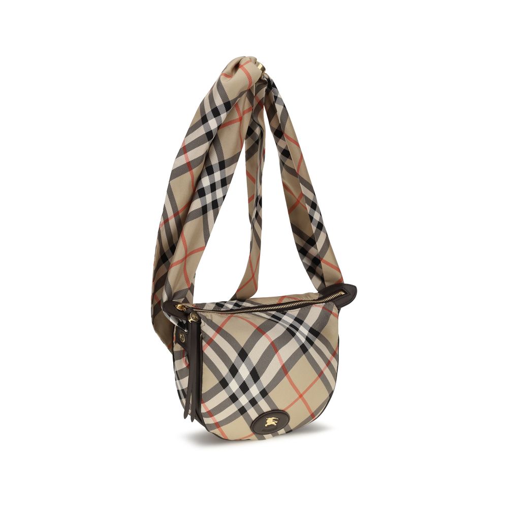 Burberry Beige Silk Shoulder Bag - Image 2