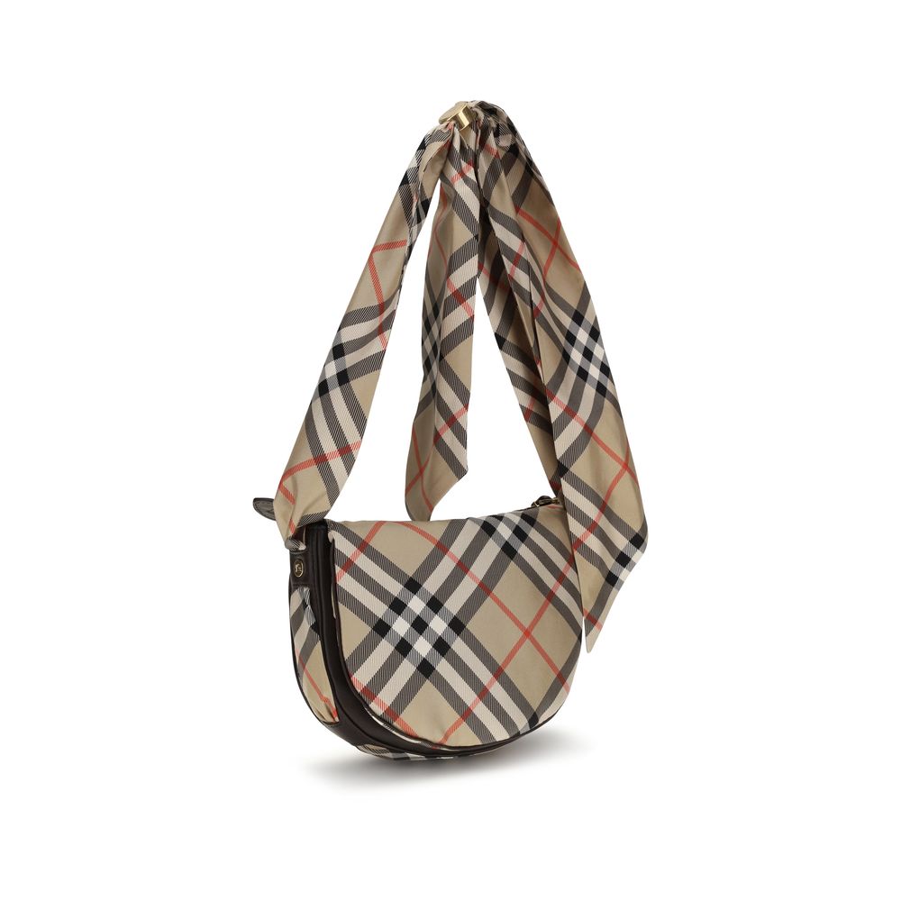 Burberry Beige Silk Shoulder Bag - Image 3