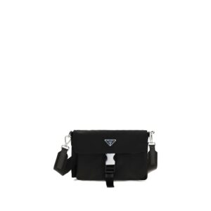 Prada Black Recycled Polyamide Shoulder Bag