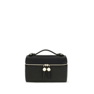 Tory Burch Black Calf Leather Bos Taurus Handbag