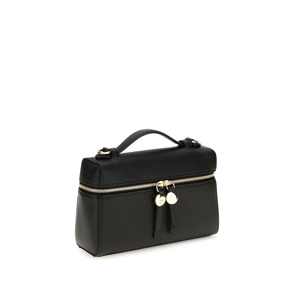 Tory Burch Black Calf Leather Bos Taurus Handbag - Image 2