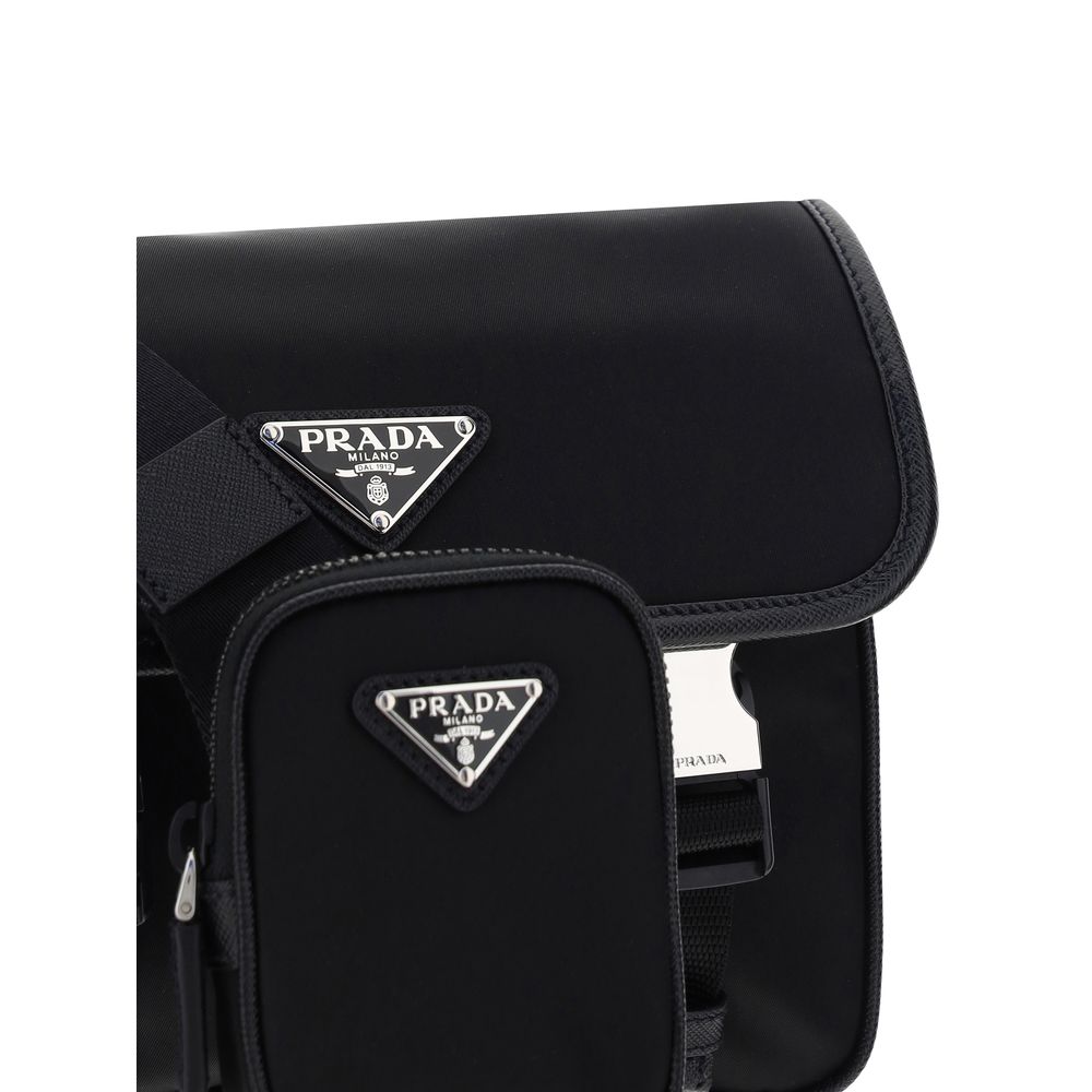 Prada Black Polyamide Shoulder Bag - Image 4