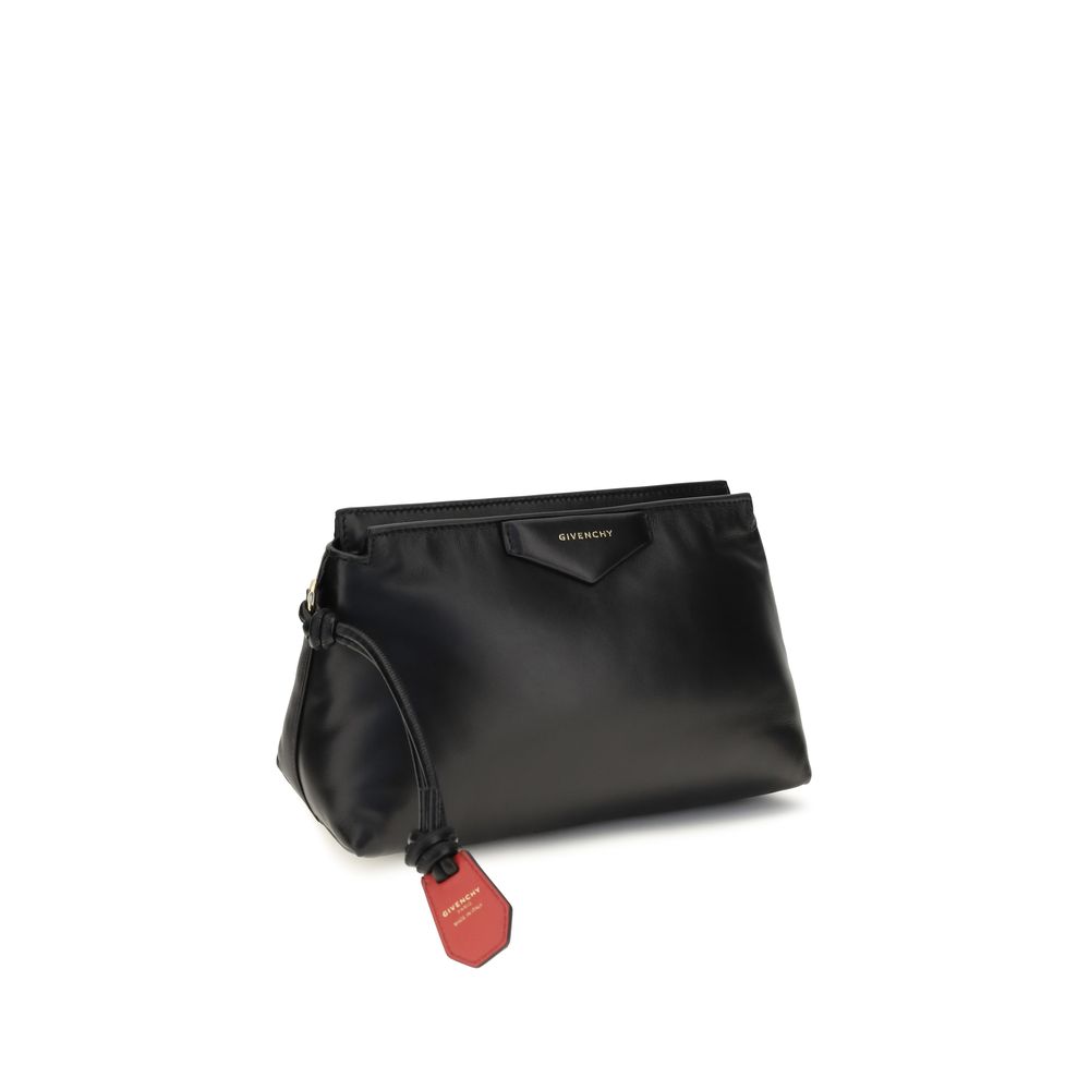 Givenchy Black Lamb Ovis Aries Clutch Bag - Image 2