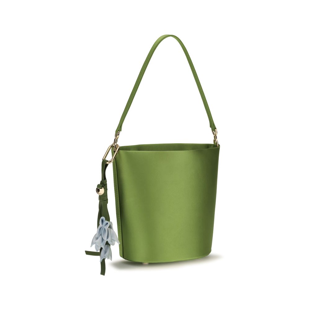 Self-Portrait Bicolor Polyester Backet Bag - Image 2