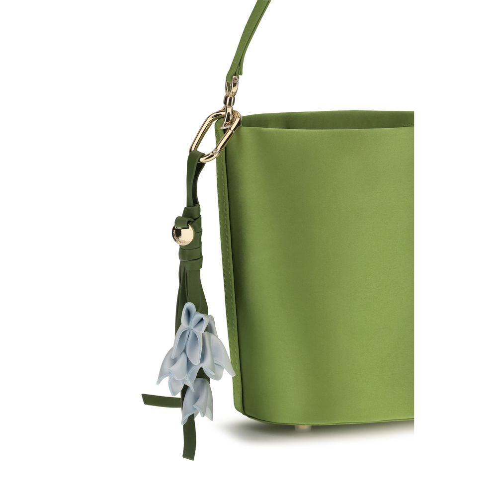 Self-Portrait Bicolor Polyester Backet Bag - Image 4