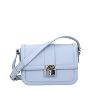 Karl Lagerfeld Light Blue Leather Crossbody Bag