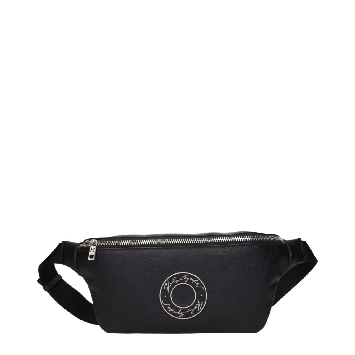 Karl Lagerfeld Black Leather Backpack