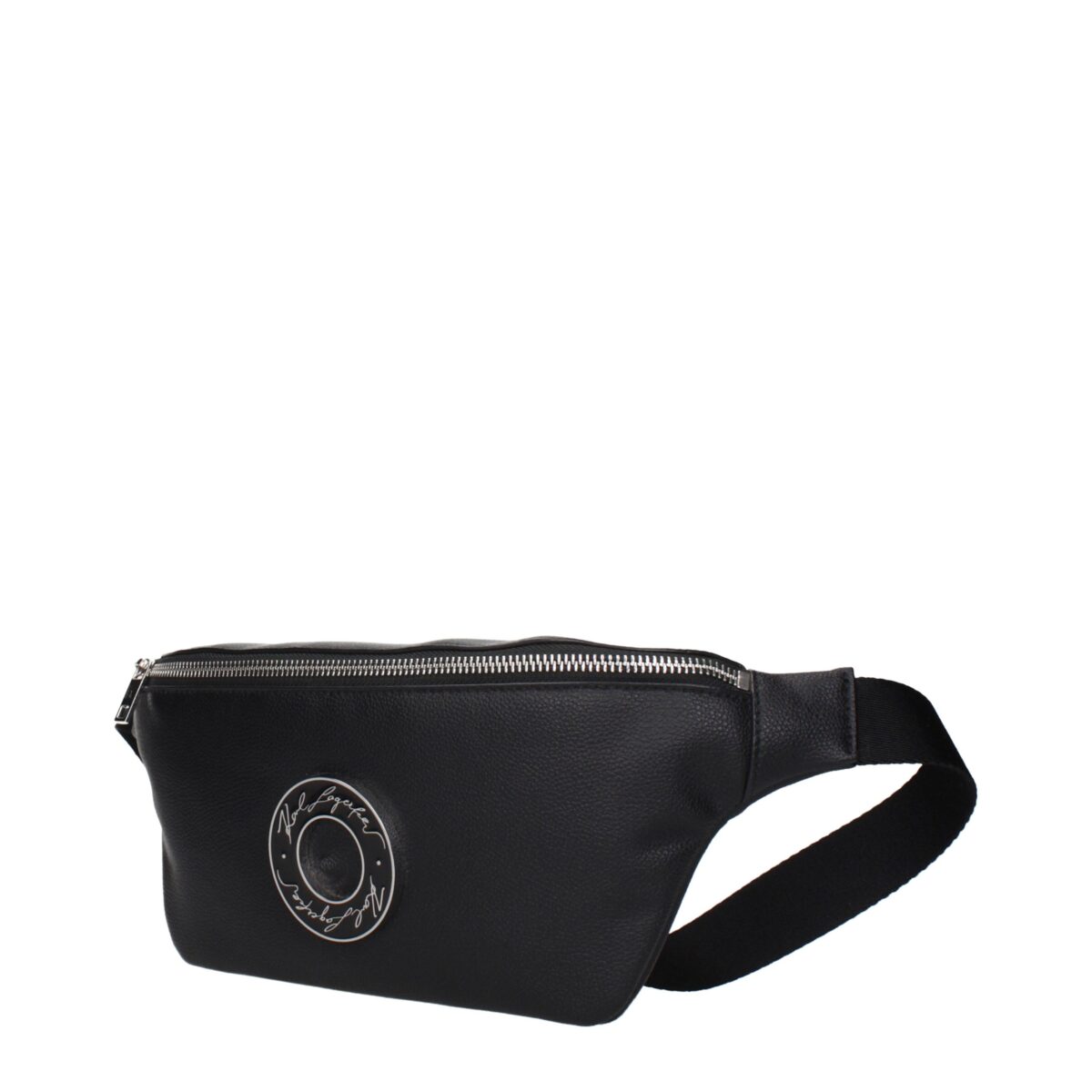 Karl Lagerfeld Black Leather Backpack - Image 2
