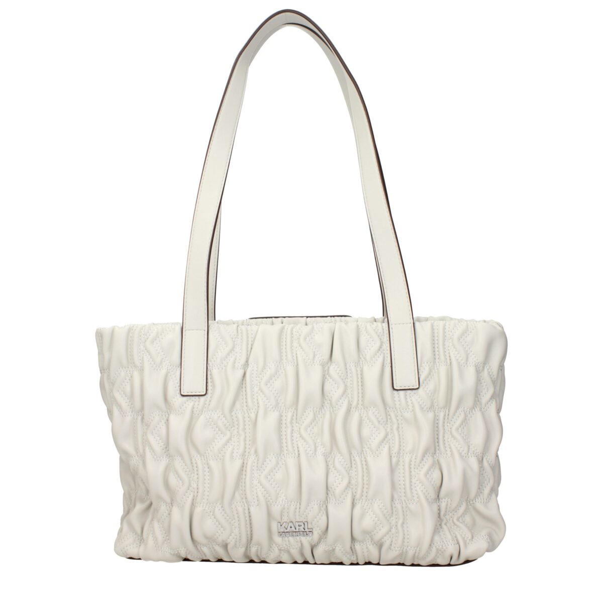 Karl Lagerfeld Gray Polyester Shoulder Bag - Image 3