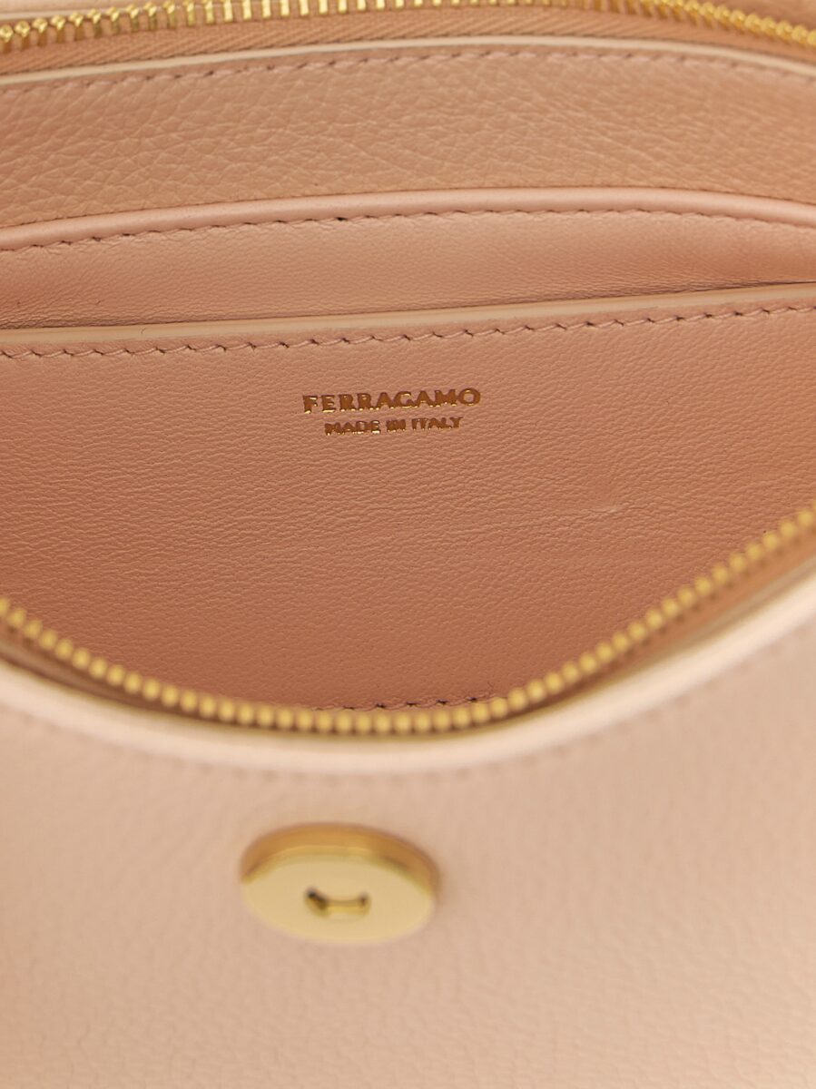 Ferragamo Multicolor Calfskin Shoulder Bag - Image 4