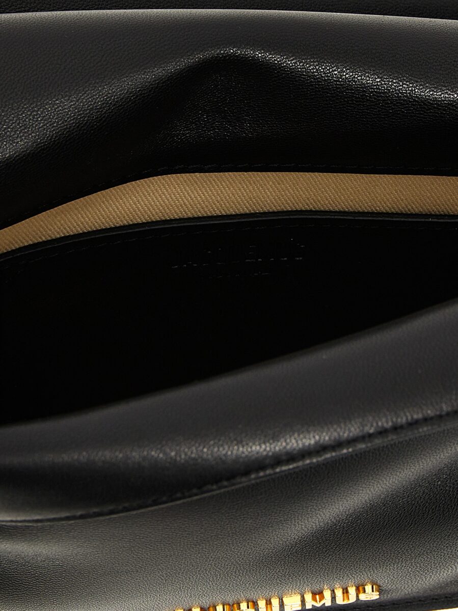 Jacquemus Black Lamb Leather Clutch Bag - Image 4