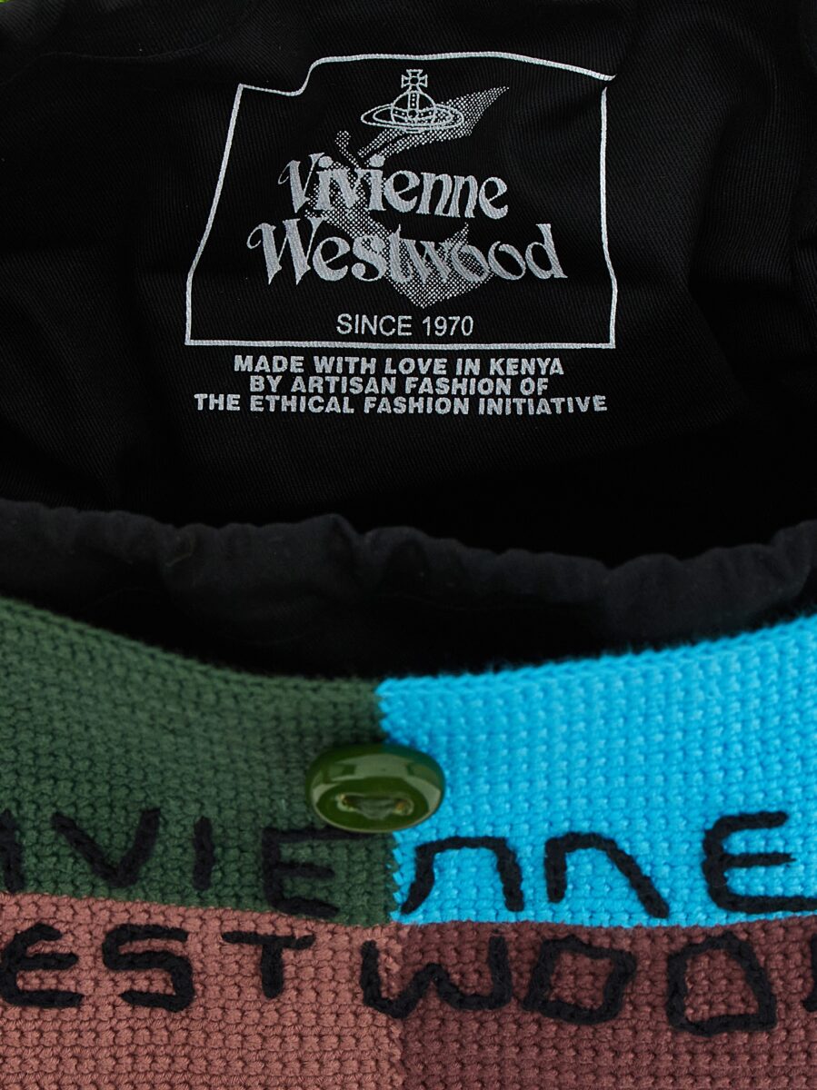 Vivienne Westwood Multicolor Cotton Shoulder Bag - Image 4