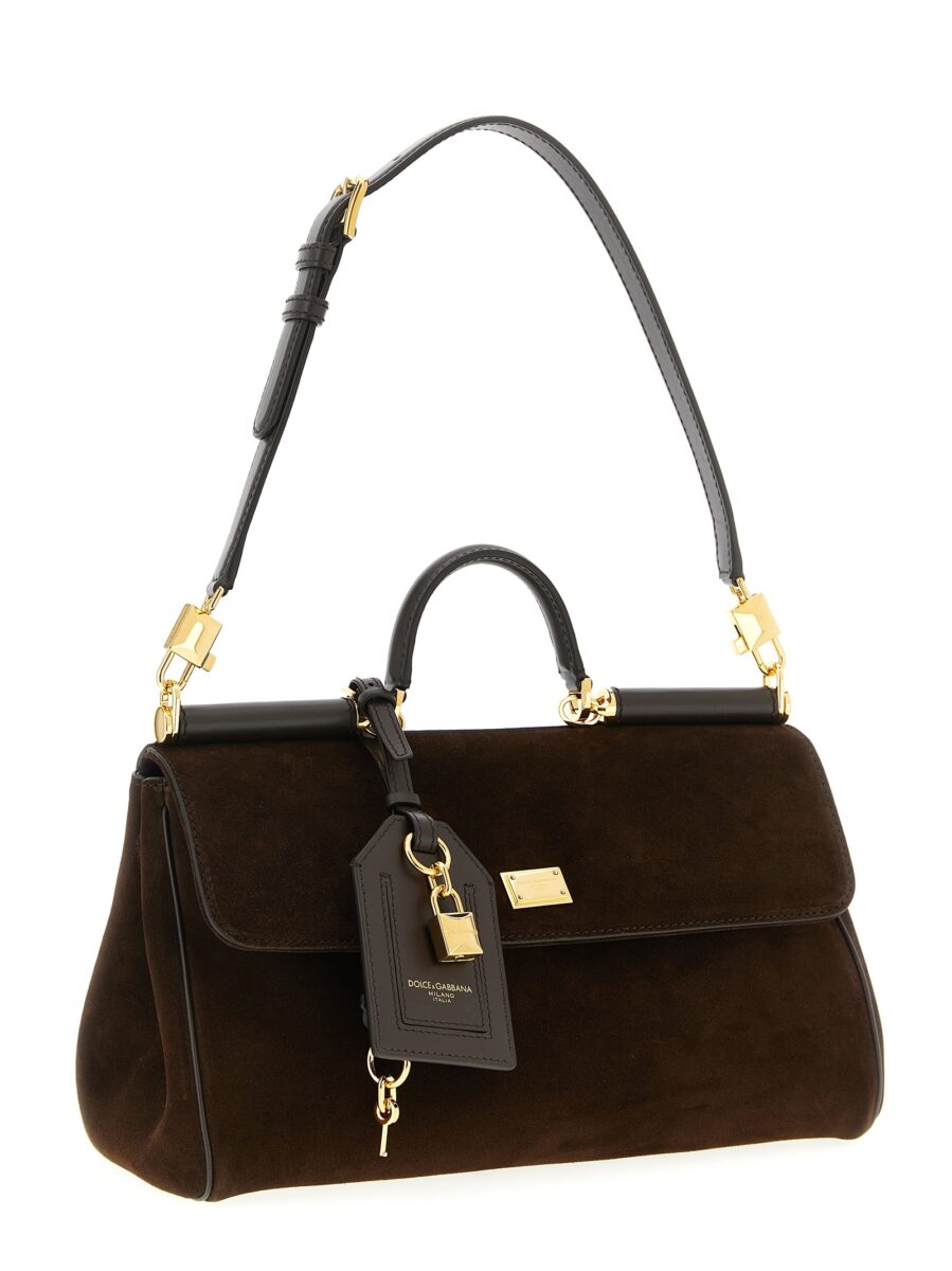 Dolce & Gabbana Brown Calfskin Handbag - Image 3