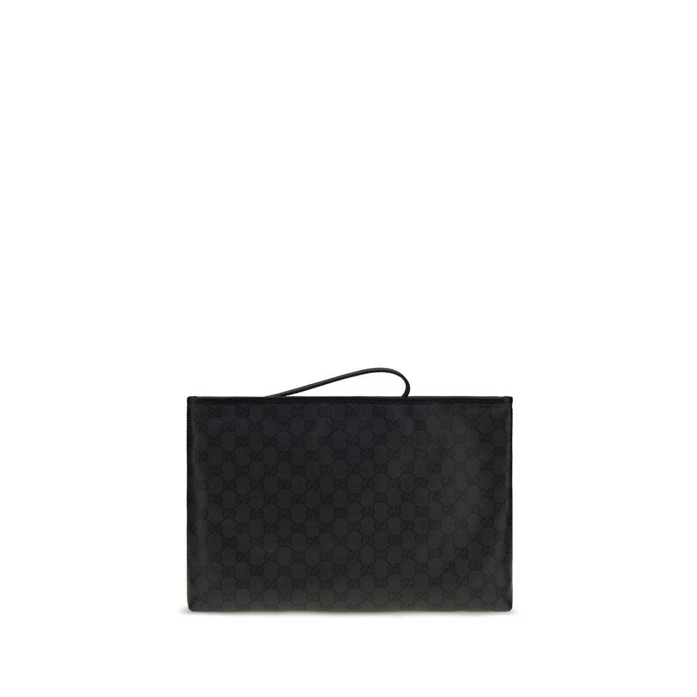 Gucci Black Cotton Handbag