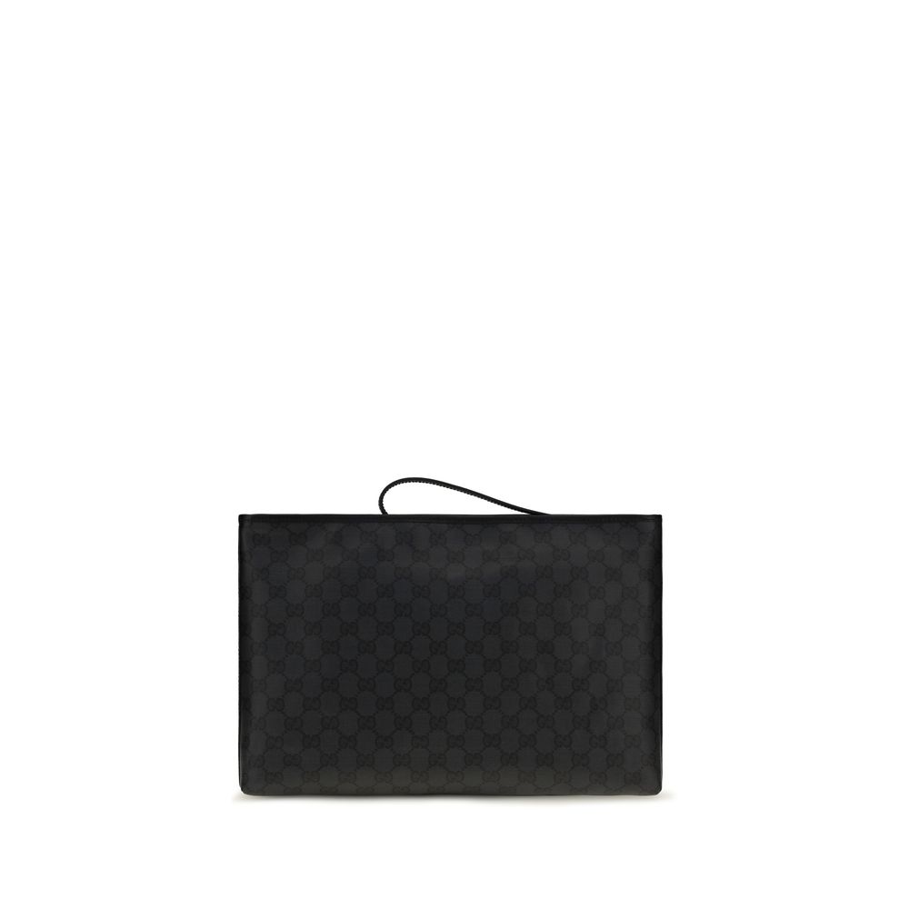 Gucci Black Cotton Handbag - Image 2