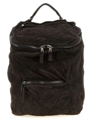 GIORGIO BRATO Brown Lamb Leather Backpack