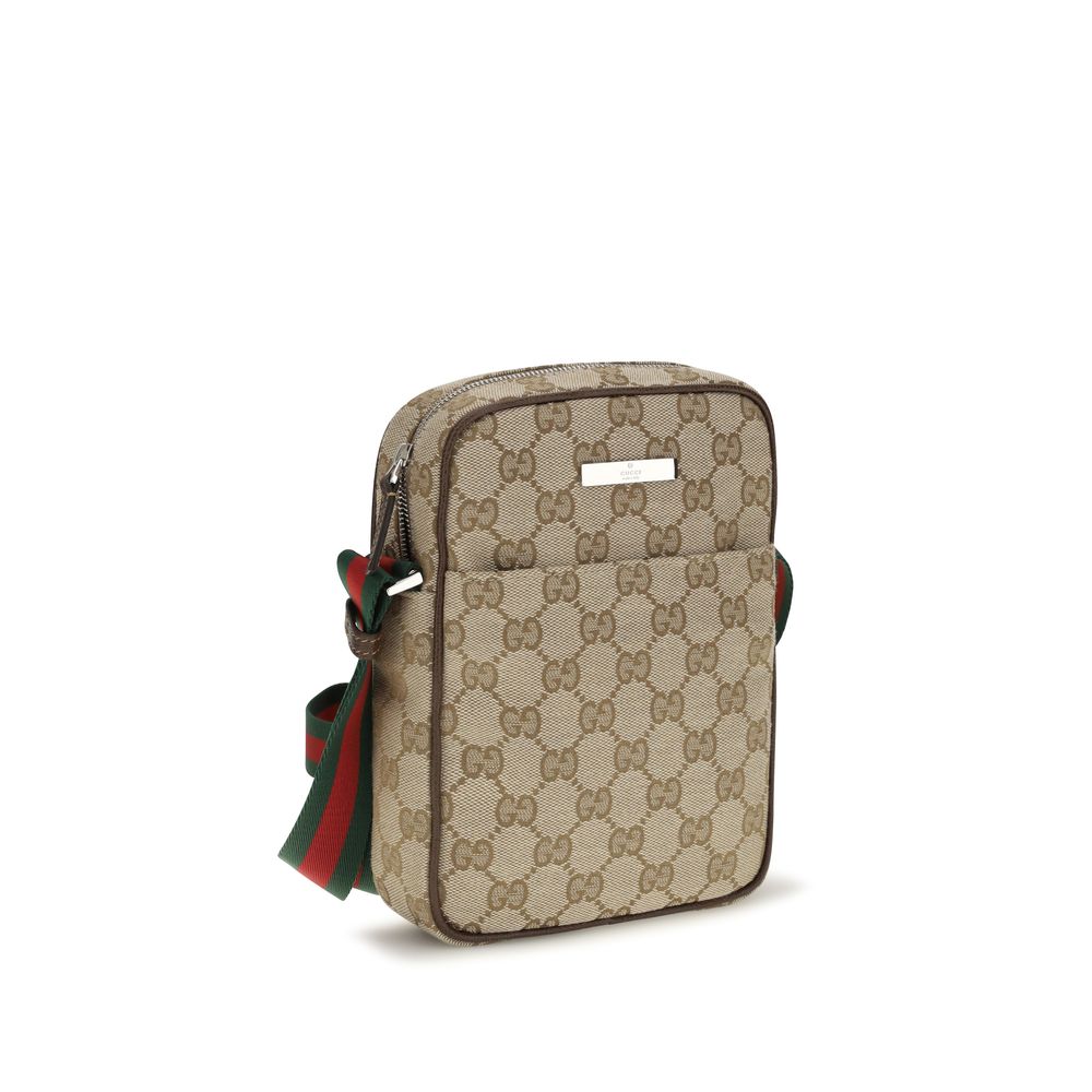Gucci Beige Fabric Shoulder Bag - Image 2