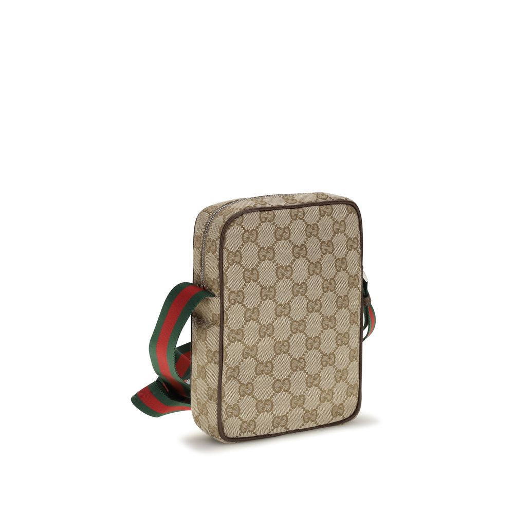 Gucci Beige Fabric Shoulder Bag - Image 3