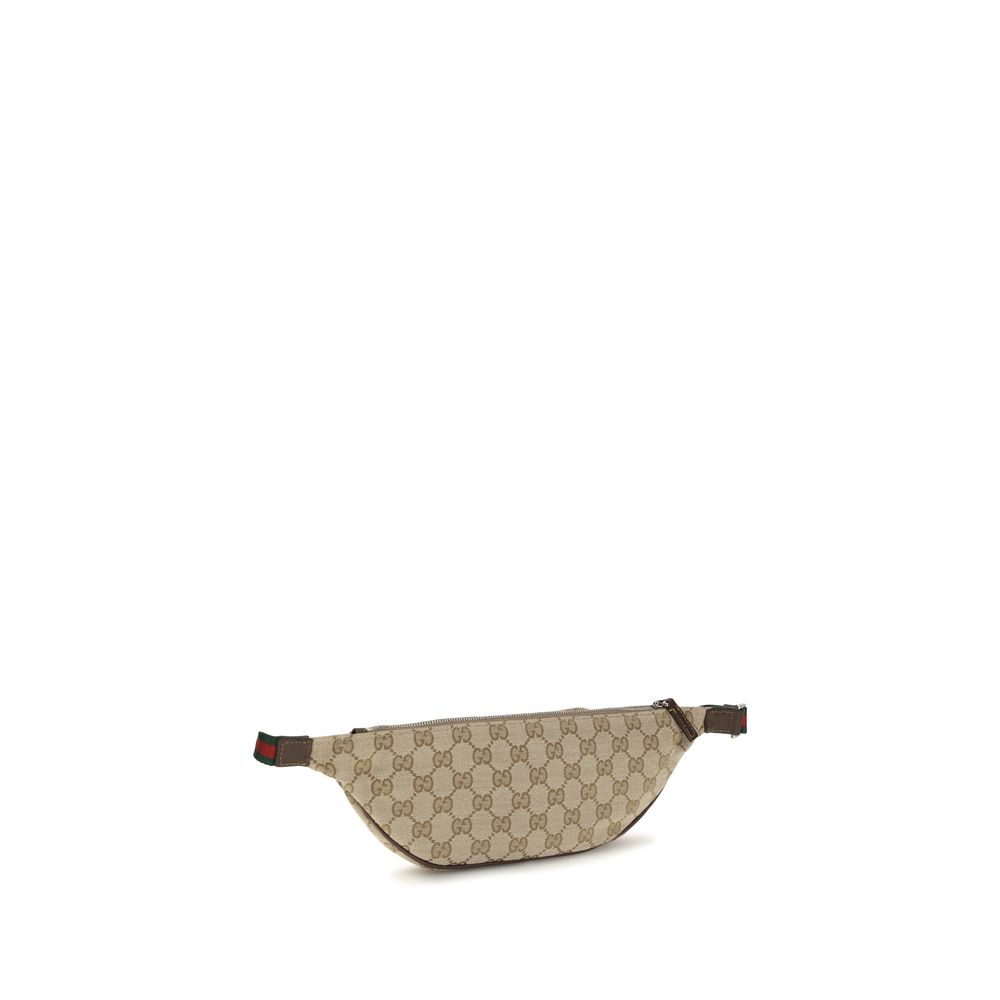 Gucci Beige Fabric Shoulder Bag - Image 3