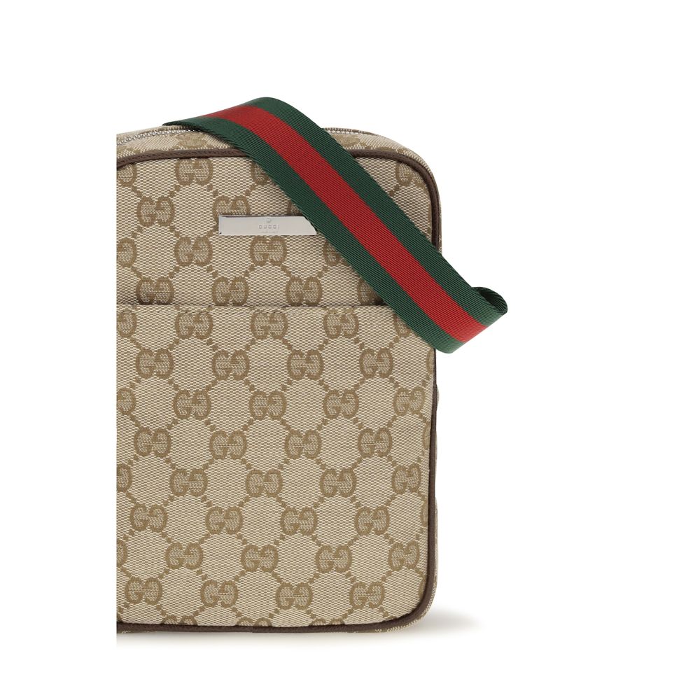 Gucci Beige Fabric Shoulder Bag - Image 4