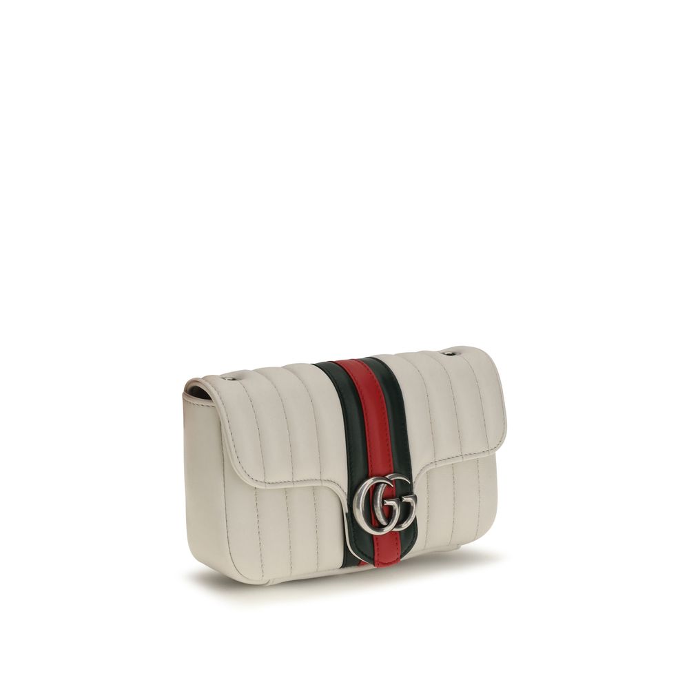 Gucci White Lamb Ovis Aries Shoulder Bag - Image 2
