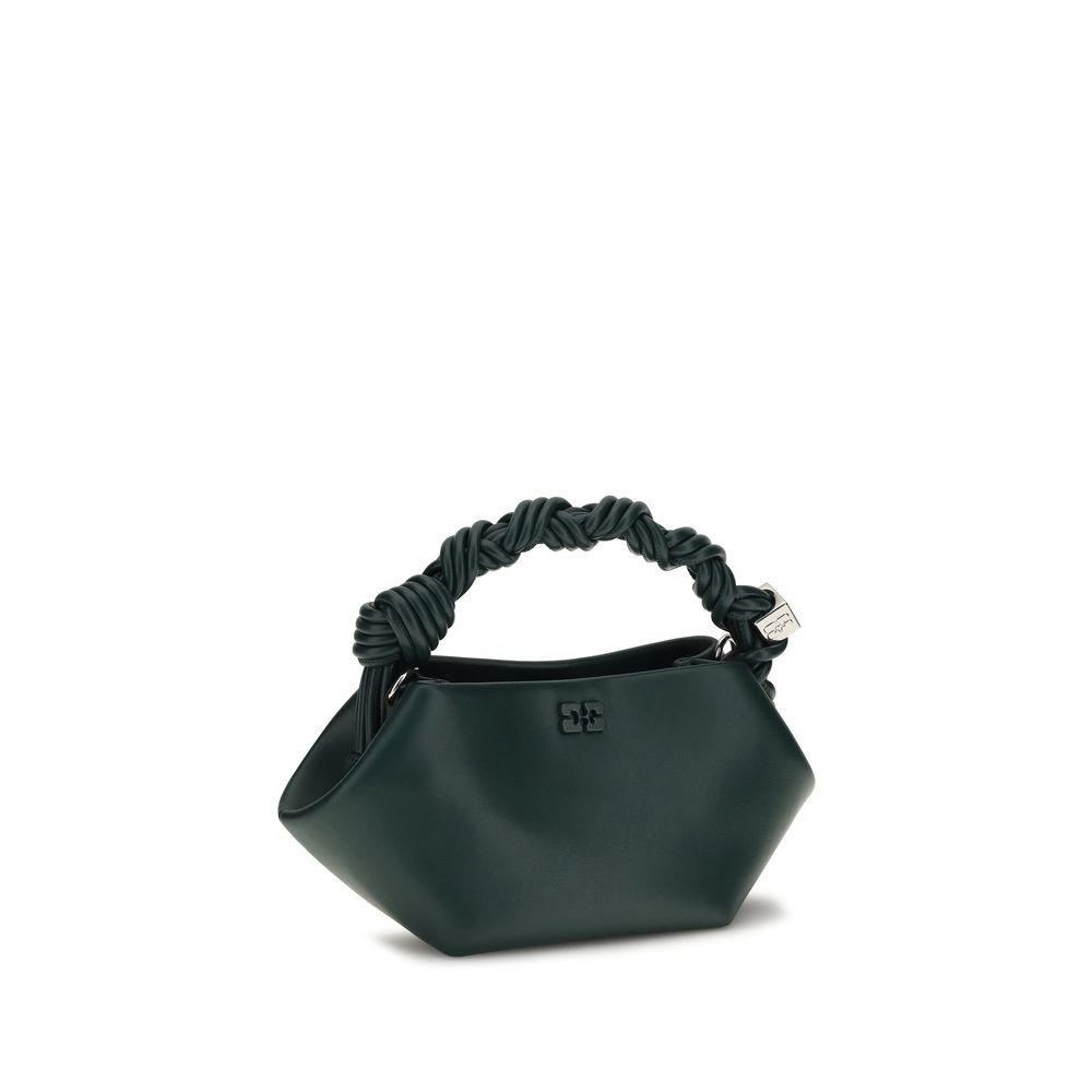 Ganni Bicolor Recycled Leather Shoulder Bag - Image 2