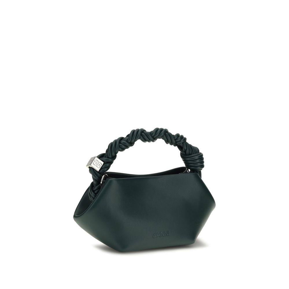 Ganni Bicolor Recycled Leather Shoulder Bag - Image 3