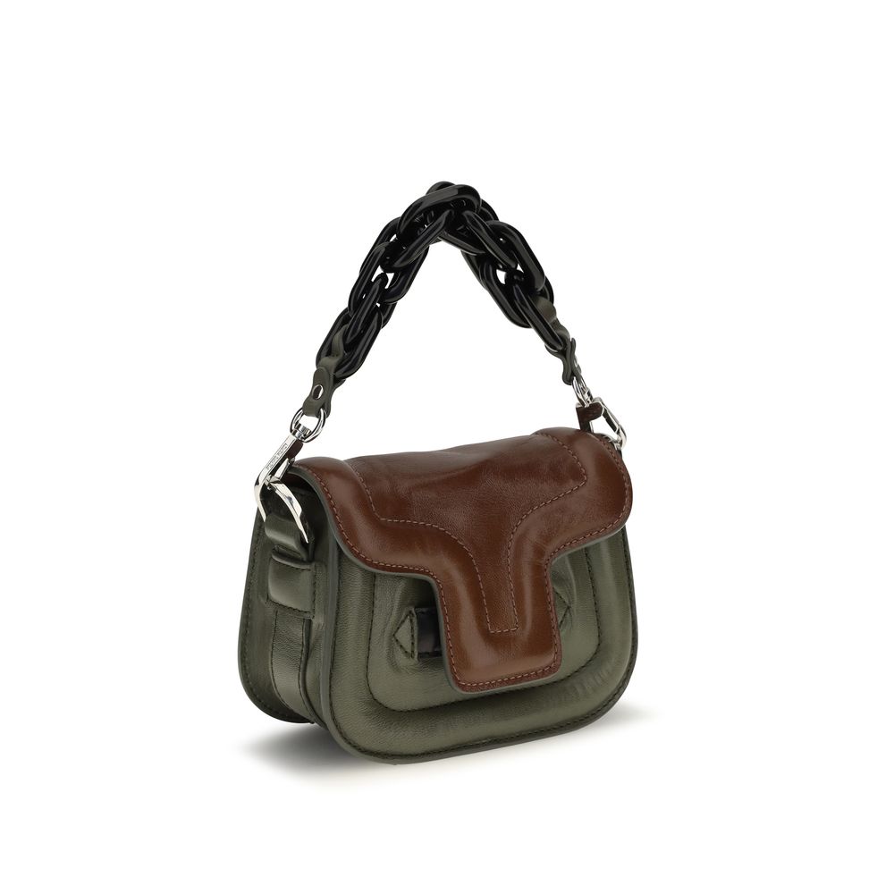 Pierre Hardy Brown Calf Leather Bos Taurus Handbag - Image 2