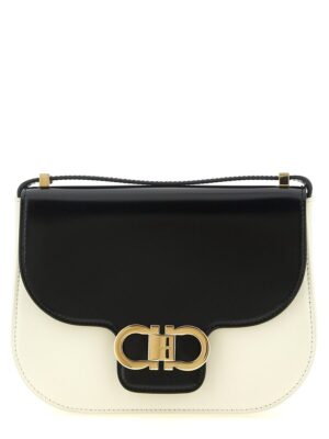 Ferragamo Bicolor Calfskin Crossbody Bag