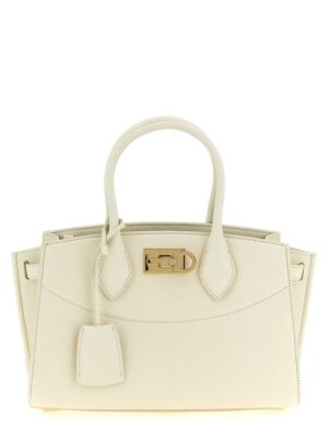 Ferragamo White Calfskin Handbag