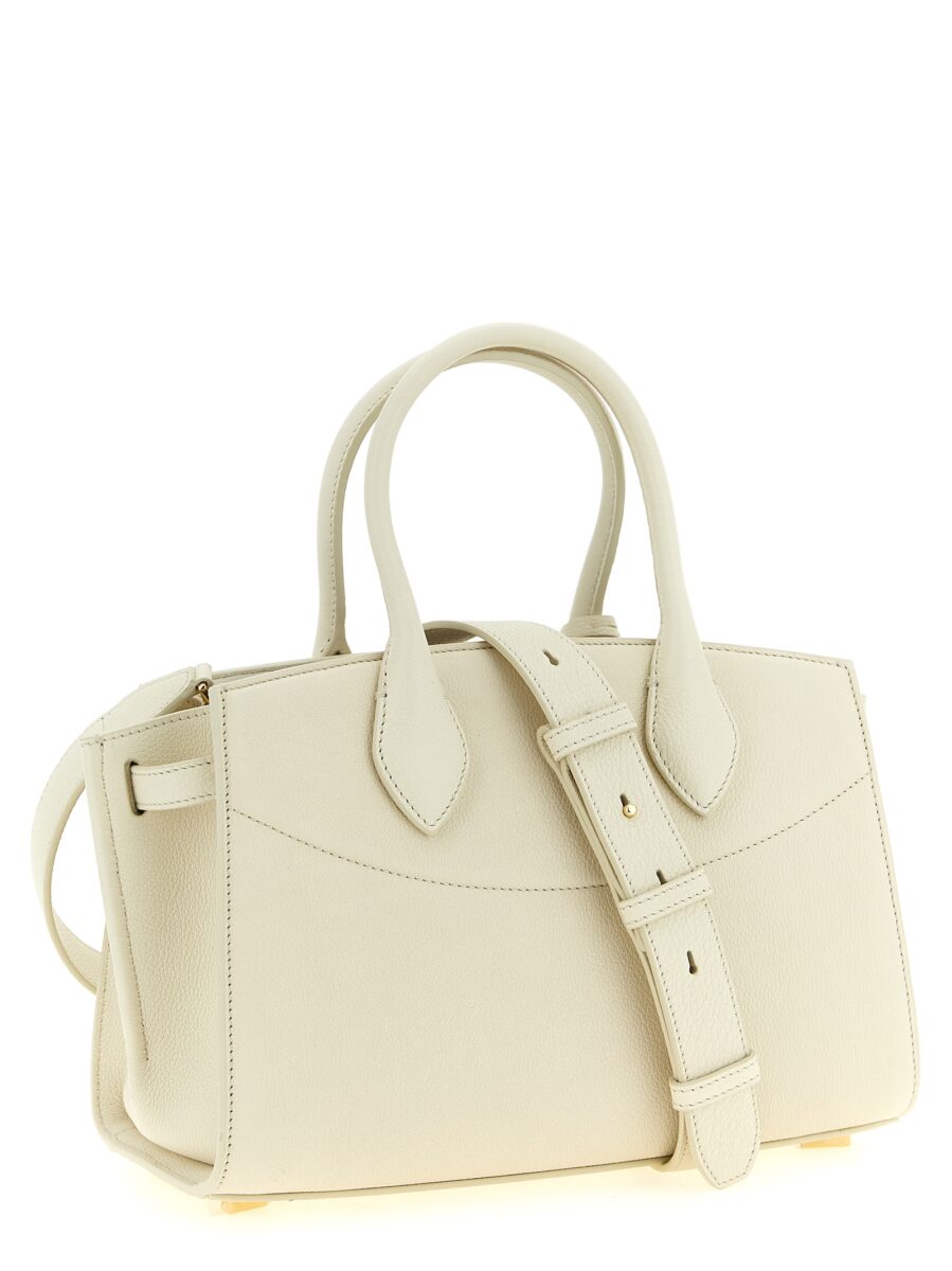 Ferragamo White Calfskin Handbag - Image 2