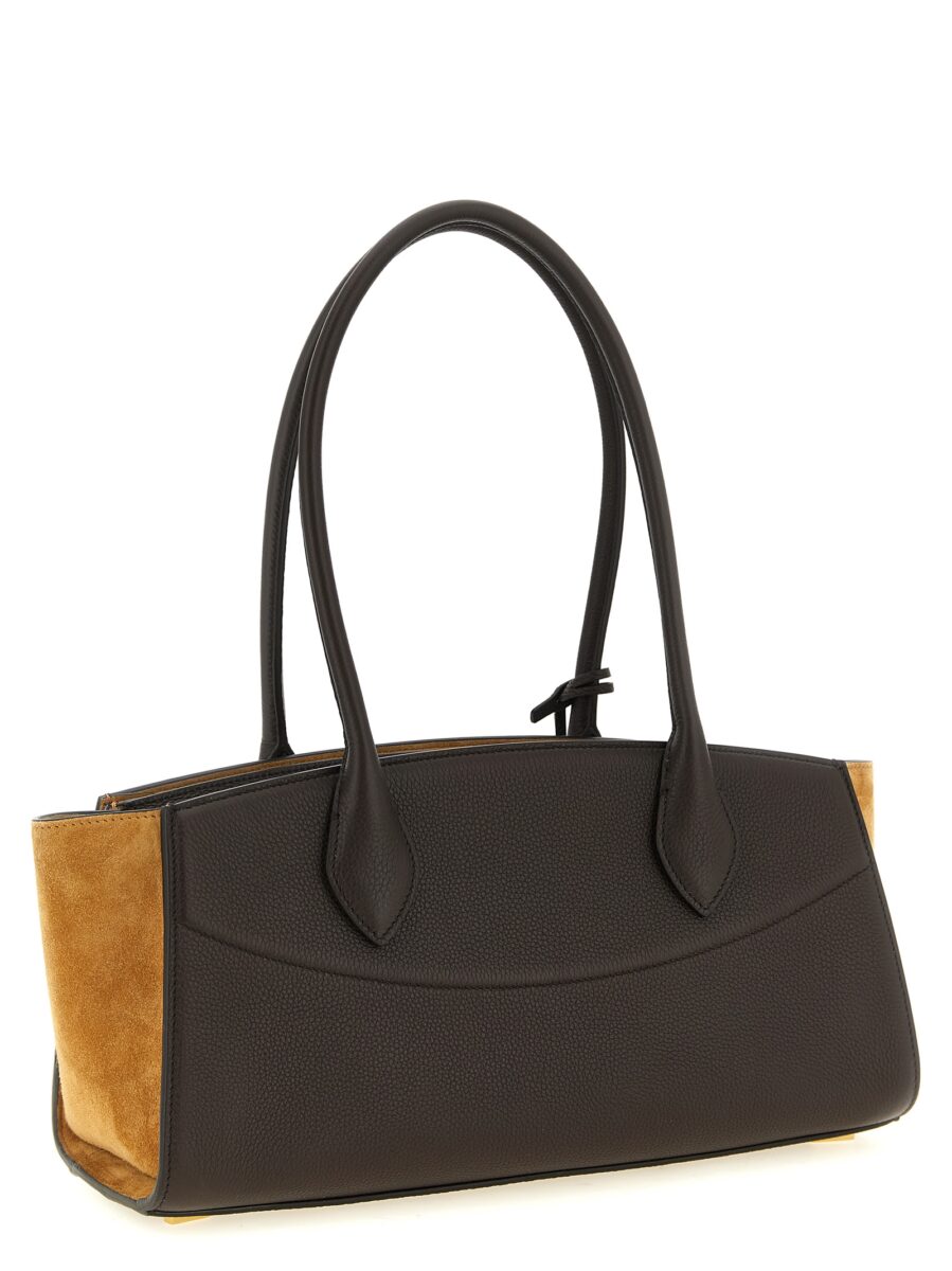 Ferragamo Brown Calfskin Shoulder Bag - Image 2